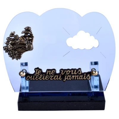 Plaque gravée nuage