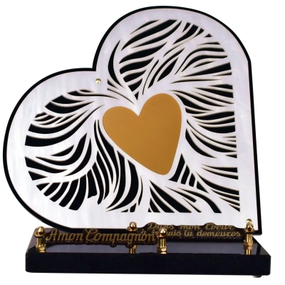 Coeur Doré découpé