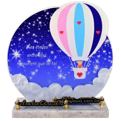 Montgolfière étoiles