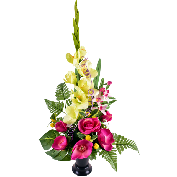 Rose Bouton Orchidée Glaieul