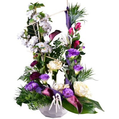 Cerisier Bouton Renoncule Pivoine