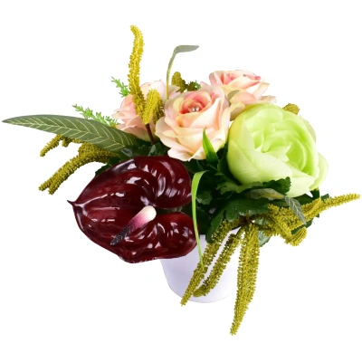 Rose Renoncule Astilbe Anthurium