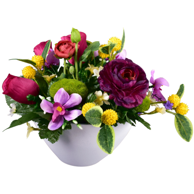 Bouton Orchidée Fleurette Renoncule
