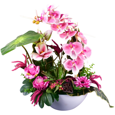 Siane : Rose magnolia gerbera