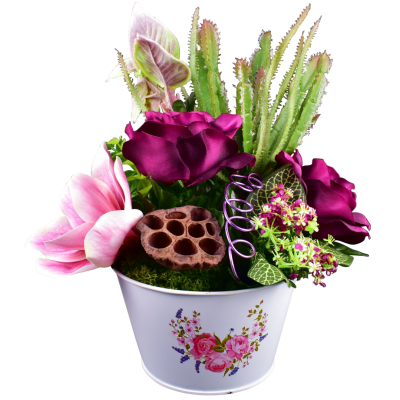 Siane : Rose magnolia gerbera