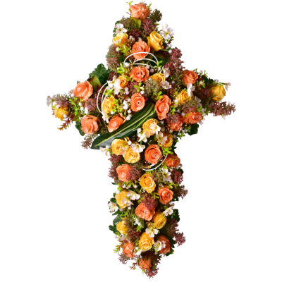 Hermine : Rose fleurette cyprès