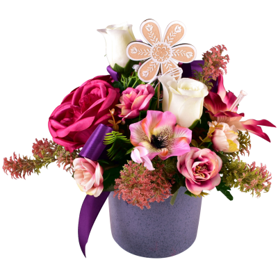 Josie : Rose bouton dahlia