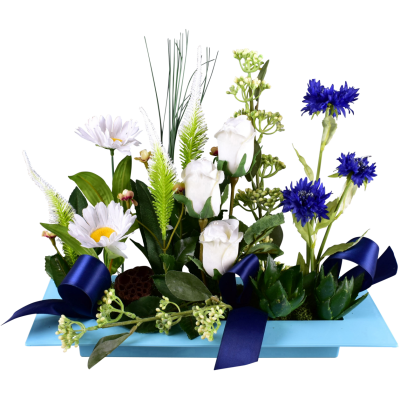 Bouton Marguerite Bleuet Véronique