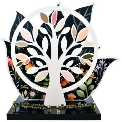 Arbre rond Papillon fleur