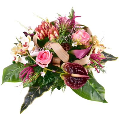 Vallières : Protea rose fleurette