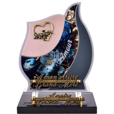 Vague Pivoine Bleu marine