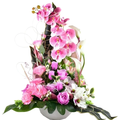 Cordouan : Rose lys magnolia lysianthus