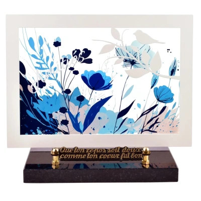 Fleurs bleues