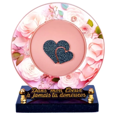Disque décor CHROMA fleurs pastel