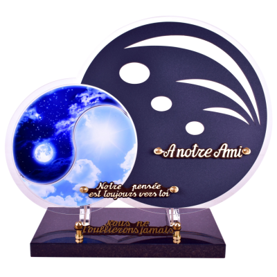 Double Rond pastel lumière