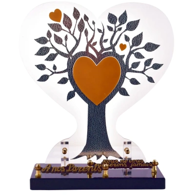 Arbre de vie et Cœurs dorés