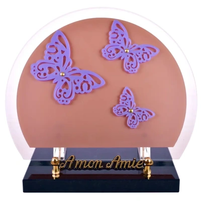 Pastel blush papillons