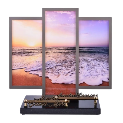 Mer et couché de soleil