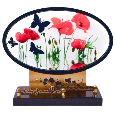 Coquelicots et papillons