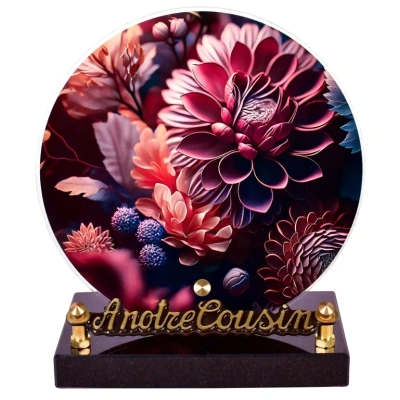 Rond pastel dahlia
