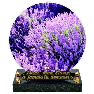 Rond pastel lavande