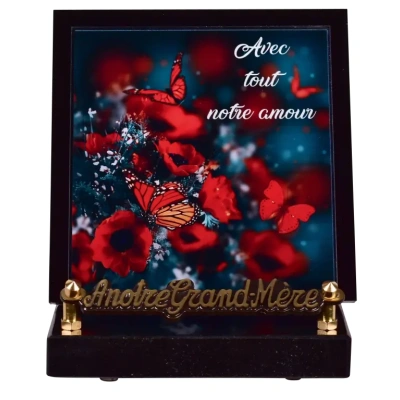 Coquelicots et papillons