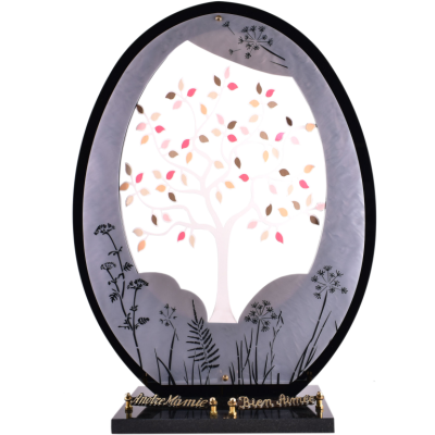 Arbre de vie SOUVENIR: Gris nacré