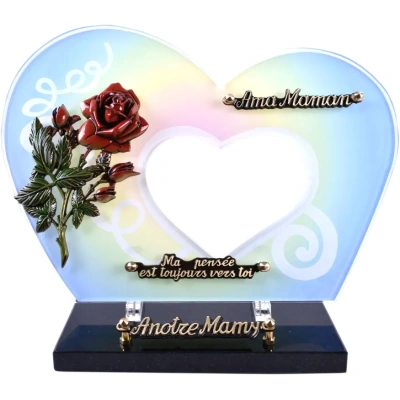 Coeur Ruban Multicolore