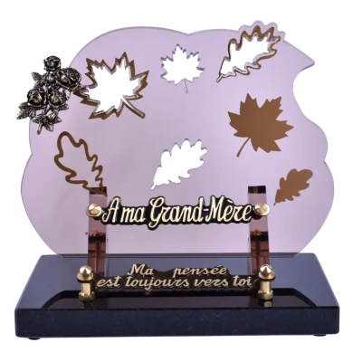 Plaque découpée Feuilles