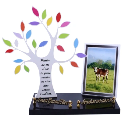 ARBRE INOX poudré Cadre Vache