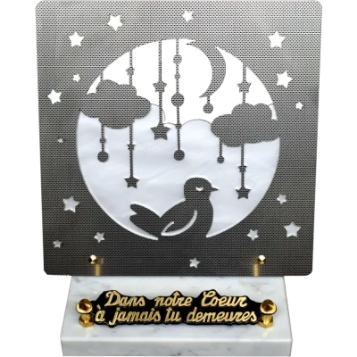 Oiseau inox altu nacré gamme ange