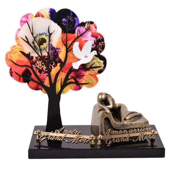 Arbre Décoré Bouquet champêtre