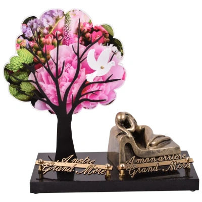 Arbre Décoré Bouquet de pivoine