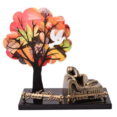 Arbre Décoré Bouquet automnal