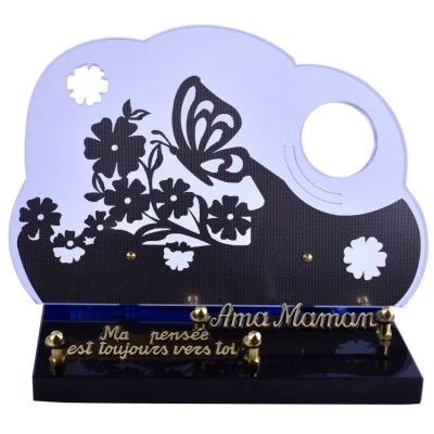 Fleurs papillon inox aqualook