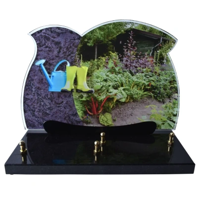 Plaque découpée Potager