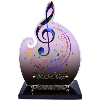Plaque thème Musique métal