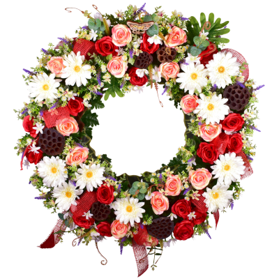 CAMELIA : ROSE EUCALYPTUS