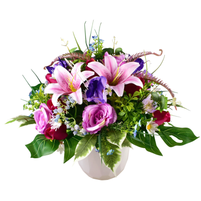 SARAH : ROSE BOUTONS LYS