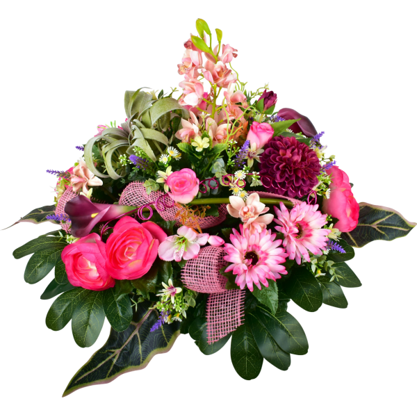 ORNELA : RENONCULE GERBERA ROSE