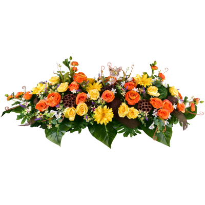 CAMELIA : ROSE EUCALYPTUS