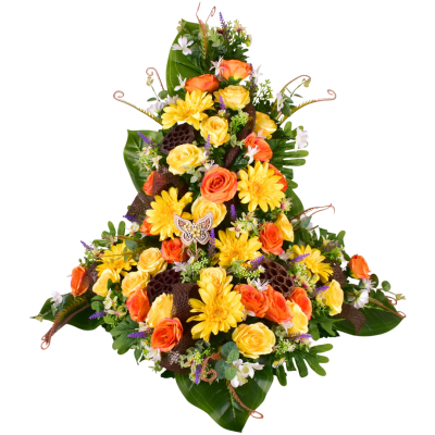 CAMELIA : ROSE EUCALYPTUS