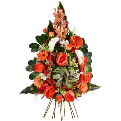 ORNELA : RENONCULE GERBERA ROSE