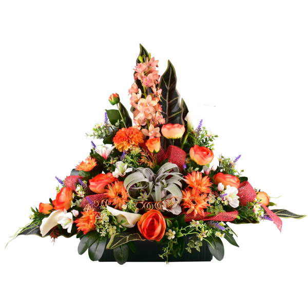 ORNELA : RENONCULE GERBERA ROSE