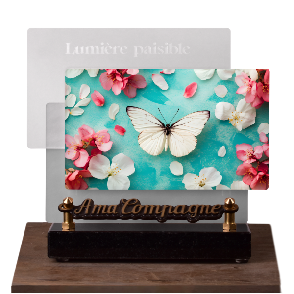 Lumière paisible Horizontale Papillon