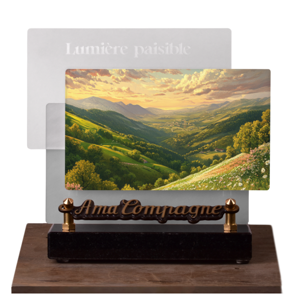 Lumière paisible Horizontale Montagne