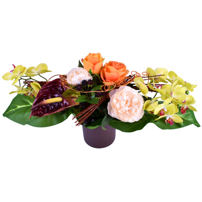 Orchidée Touch Pivoine Anthurium