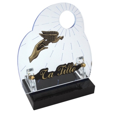 Plaque découpée - Motif Nuage Soleil