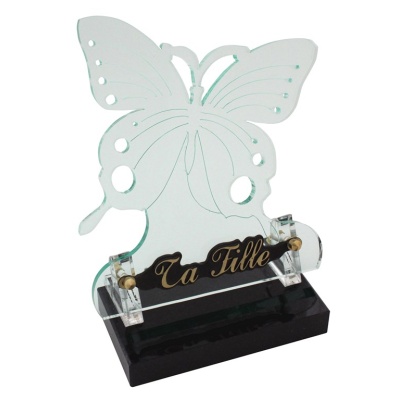 Plaque découpée - Motif Papillon