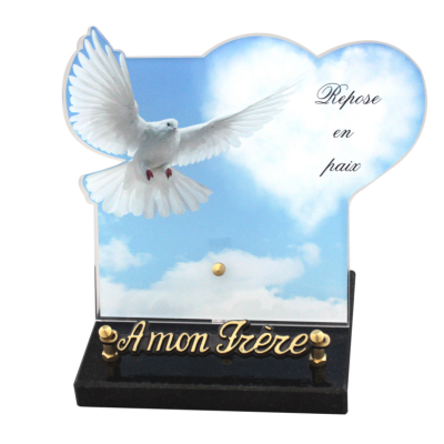 Colombe nuage et coeur